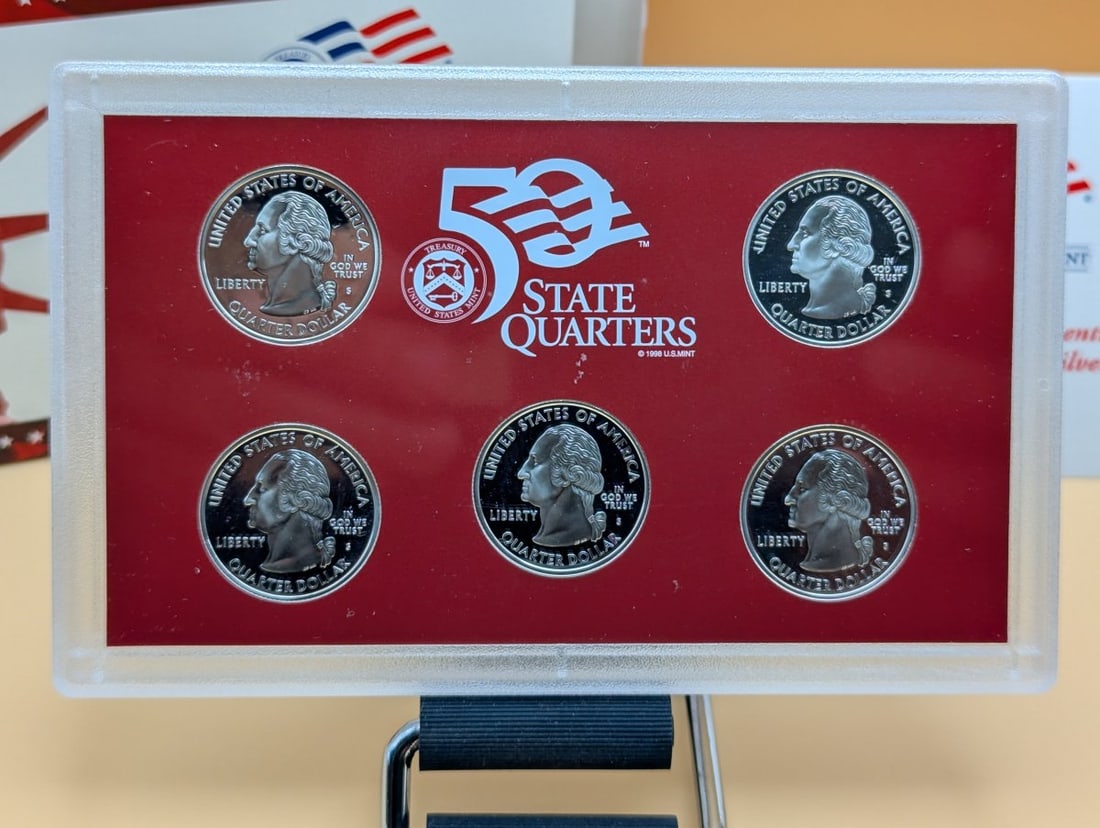 2006 United States Mint Silver Proof Set - 10 Coins with Box & COA - 2