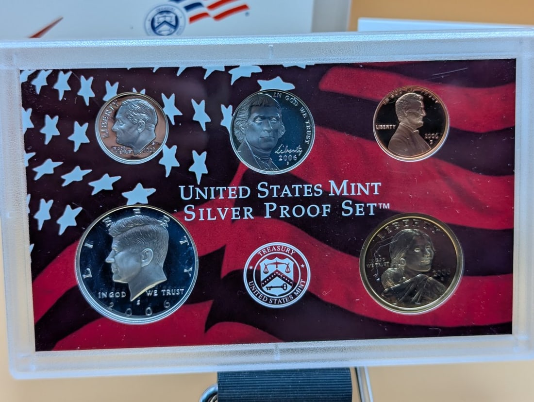 2006-S United States Mint Silver Proof Set with Box & Certificate of Authenticity - 4