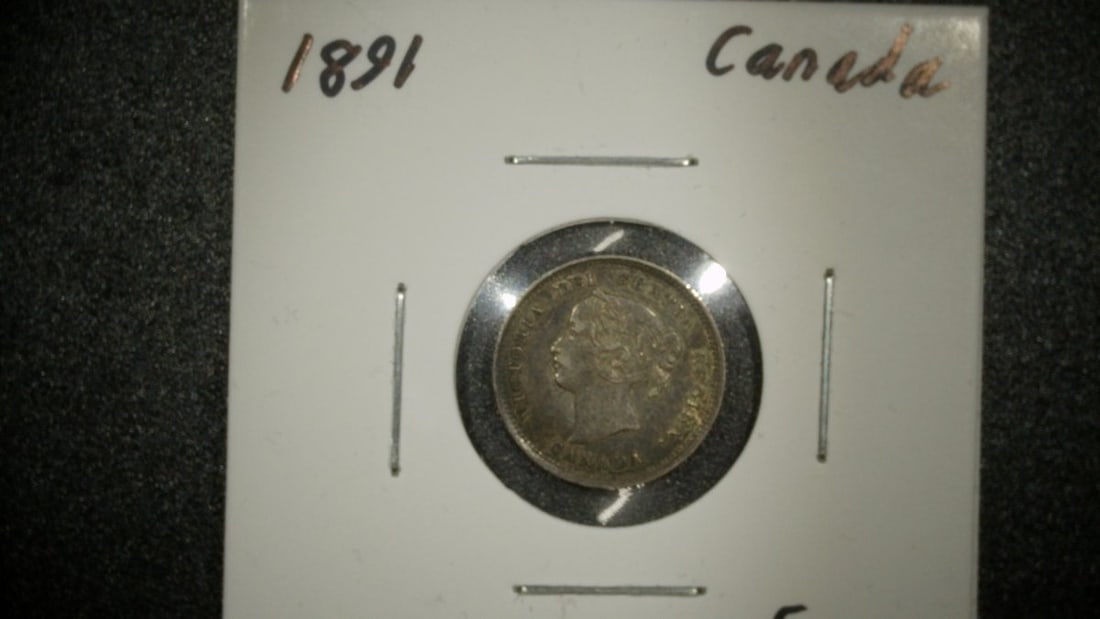 1891 Canada Silver 5 Cents Coin Uncirculated by Leonard Charles Wyon Victorian Era: **Important** Please read below description on how to avoid high shipping costs. Discover this stunning 1891 Canada Silver 5 Cents Coin, considered a prized piece of numismatic history. This