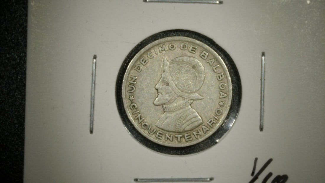 1953 Panama 1/10 Balboa Cincuentenario Silver Coin Lot - Extra Fine & Very Fine: **Important** Please read below description on how to avoid high shipping costs. Up for bids is a remarkable lot of two 1953 Panama 1/10 Balboa 'Cincuentenario' silver coins, an essential addition to 