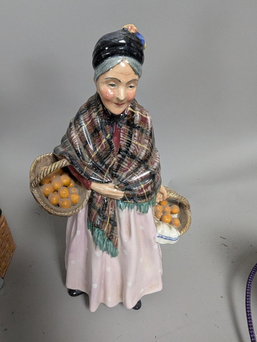 Royal Doulton Character Figurines Collection Street Vendors Nostalgic English Life - 2