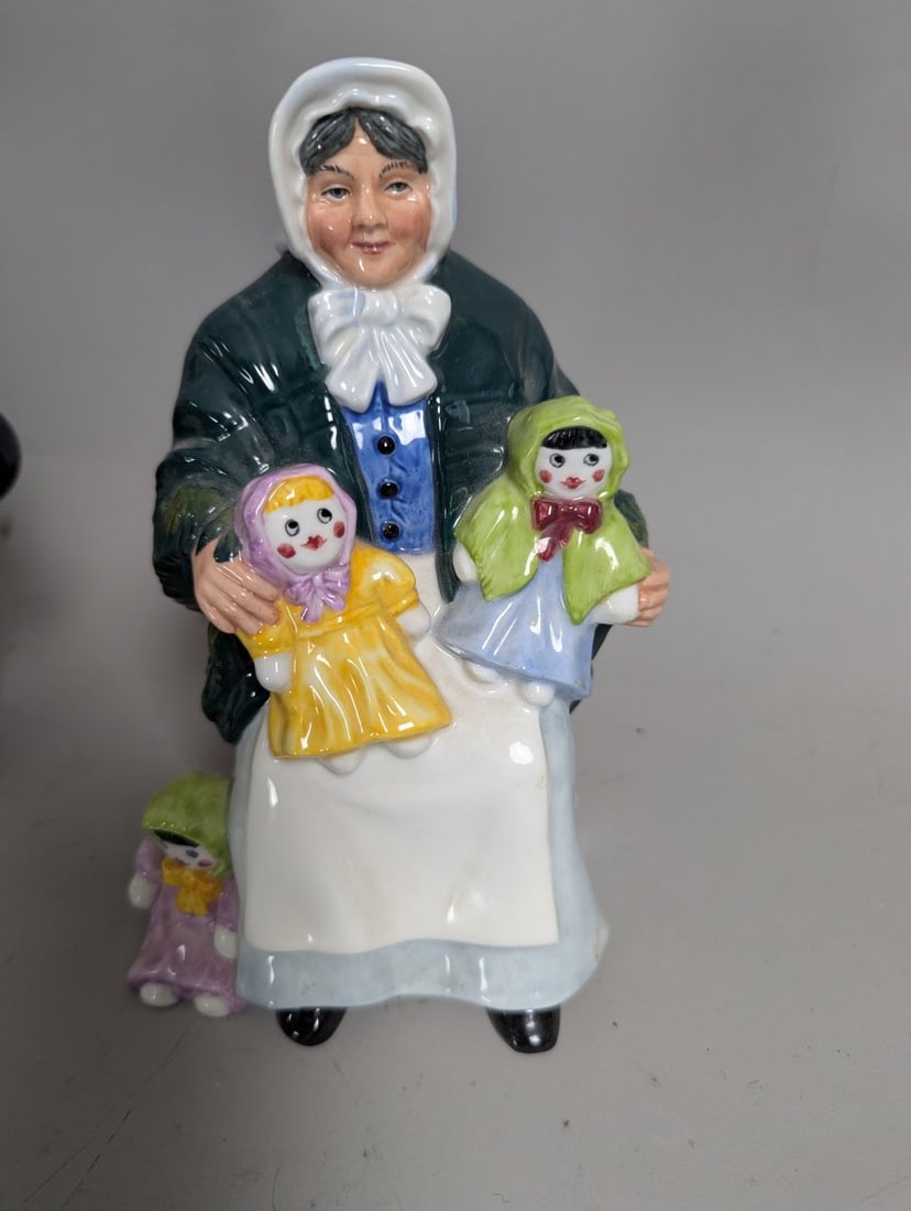 Royal Doulton Character Figurines Collection Street Vendors Nostalgic English Life - 4