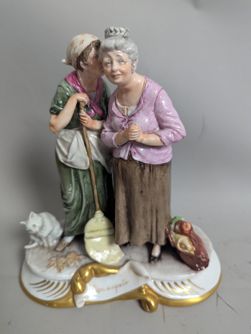 Lot of 7 Italian Pottery Figurines Capodimonte Bruno Merli Agostinelli Pucci - 13