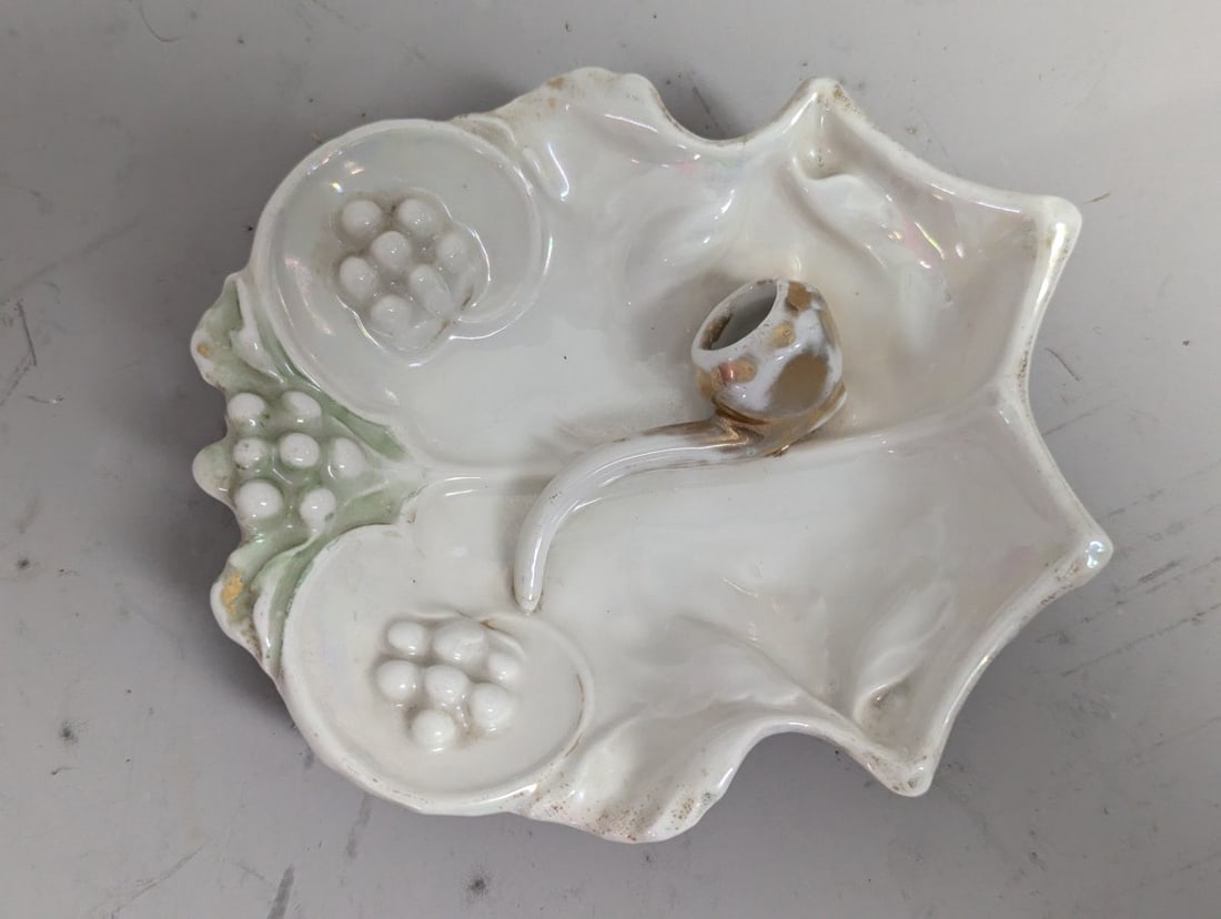 Vintage Ceramic Pipe Holders Collection Decorative Trinket Dishes Rosenthal Bavaria - 10