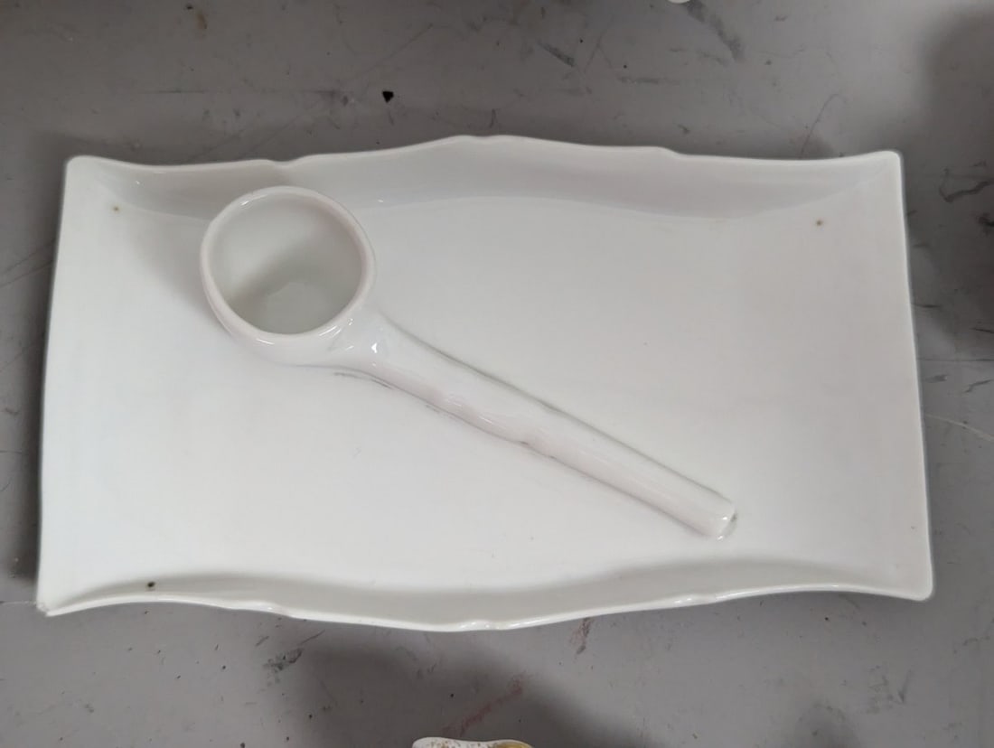 Vintage Ceramic Pipe Holders Collection Decorative Trinket Dishes Rosenthal Bavaria - 7