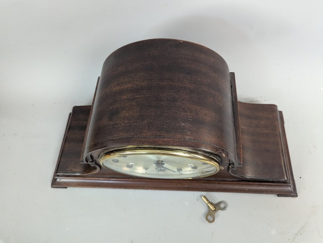 Celebrate Westminster-Trinity Chime Mantel Clock with Key and Pendulum - 3