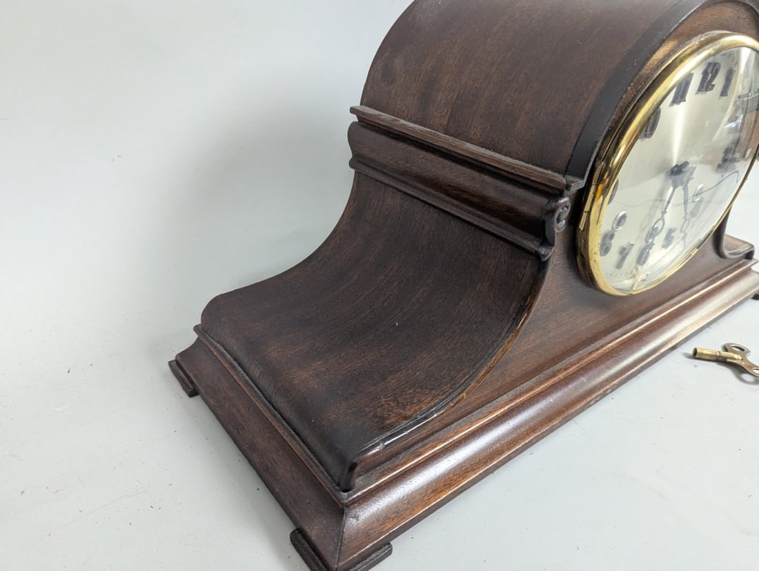 Celebrate Westminster-Trinity Chime Mantel Clock with Key and Pendulum - 6