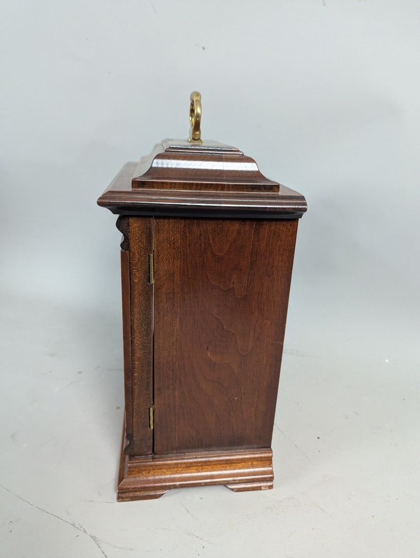 Emperor Key-Wind Mantel Clock with German Hermle Movement and Pendulum - 4
