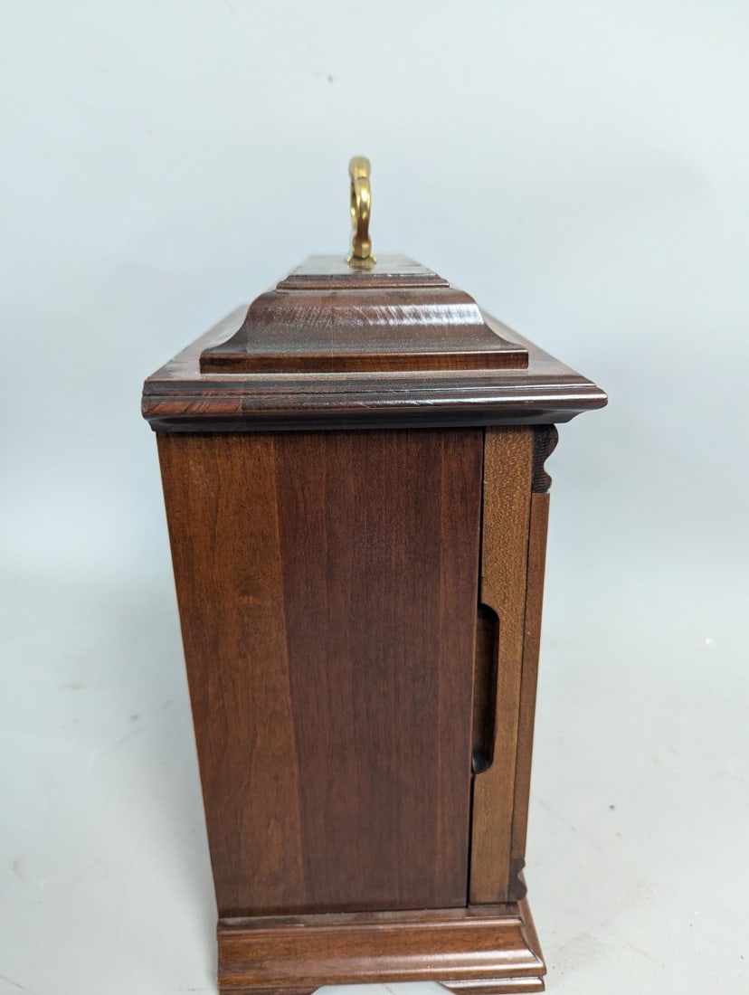 Emperor Key-Wind Mantel Clock with German Hermle Movement and Pendulum - 6
