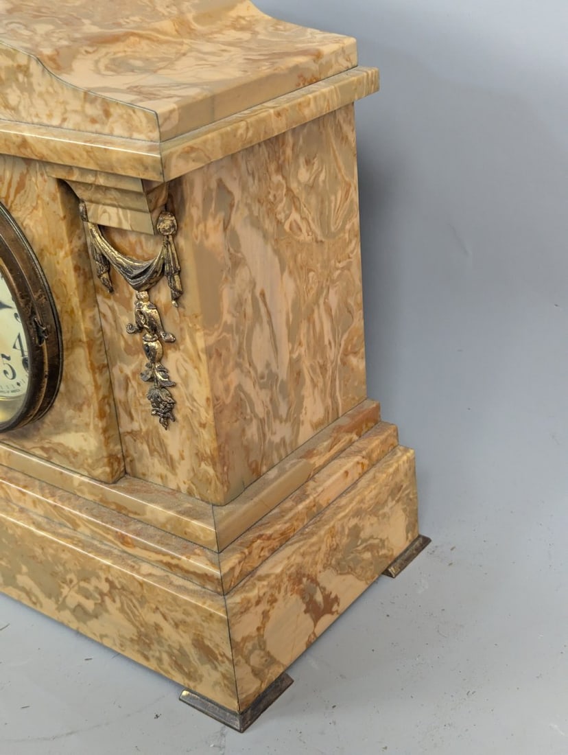 Seth Thomas Adamantine Ding Dong Strike Mantel Clock Collectible Vintage Decor - 5