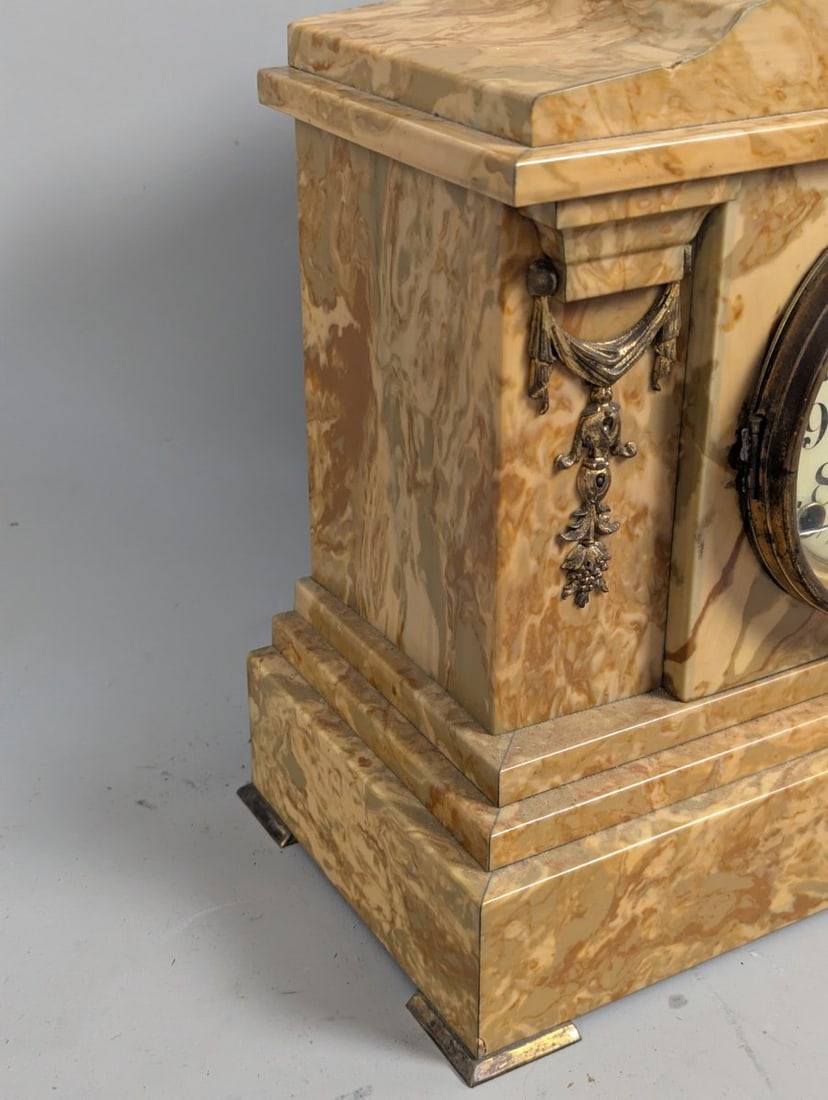 Seth Thomas Adamantine Ding Dong Strike Mantel Clock Collectible Vintage Decor - 6