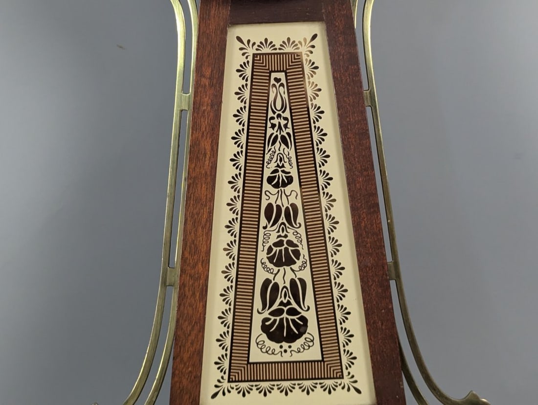 Seth Thomas Brookfield 6W Banjo Clock with Pendulum and Key Excellent Vintage Timepiece - 3