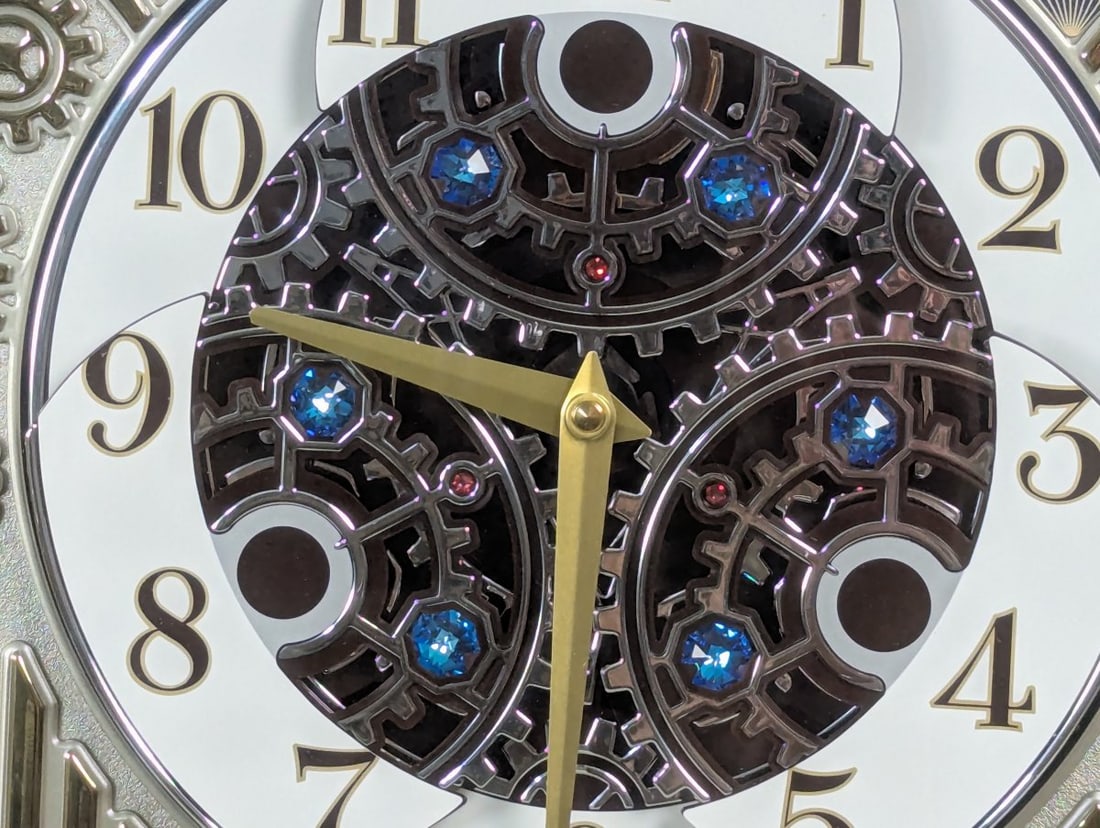 Seiko Melodies in Motion Wall Clock QXM386BRH Musical Animated Decor - 3