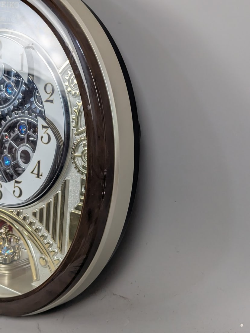 Seiko Melodies in Motion Wall Clock QXM386BRH Musical Animated Decor - 5