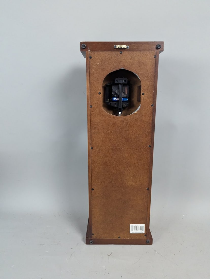 Mid-Century Modernist Regulator-Style Pendulum Clock Minimalist Design Quartz - 6
