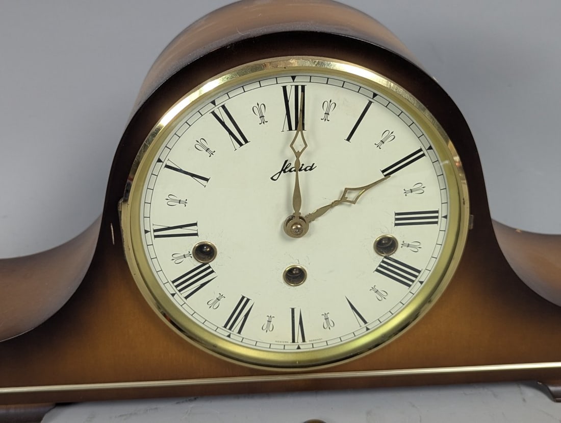 Klaus Napoleon Hat Mantel Clock Franz Hermle Movement Classic Home Decor Timepiece - 2