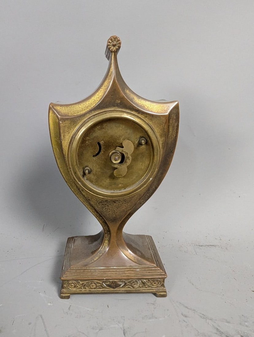 Jennings Brothers Art Nouveau Mantel Clock JB 1278 Vintage Decorative Timepiece - 4
