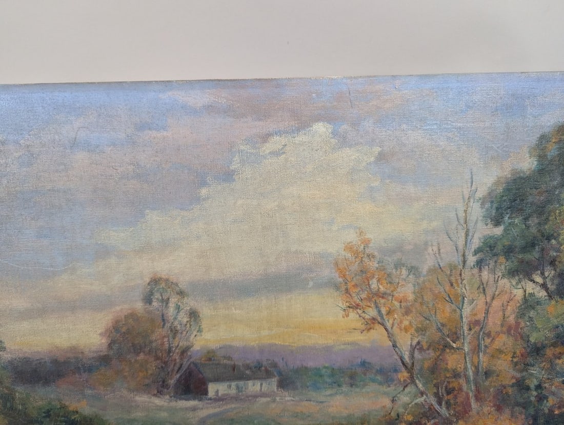 Charles Orville Engel Impressionist Landscape Oil Painting Rare Find - 4