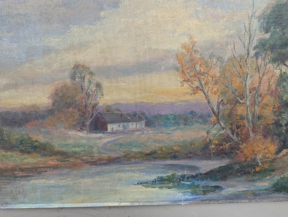 Charles Orville Engel Impressionist Landscape Oil Painting Rare Find - 5