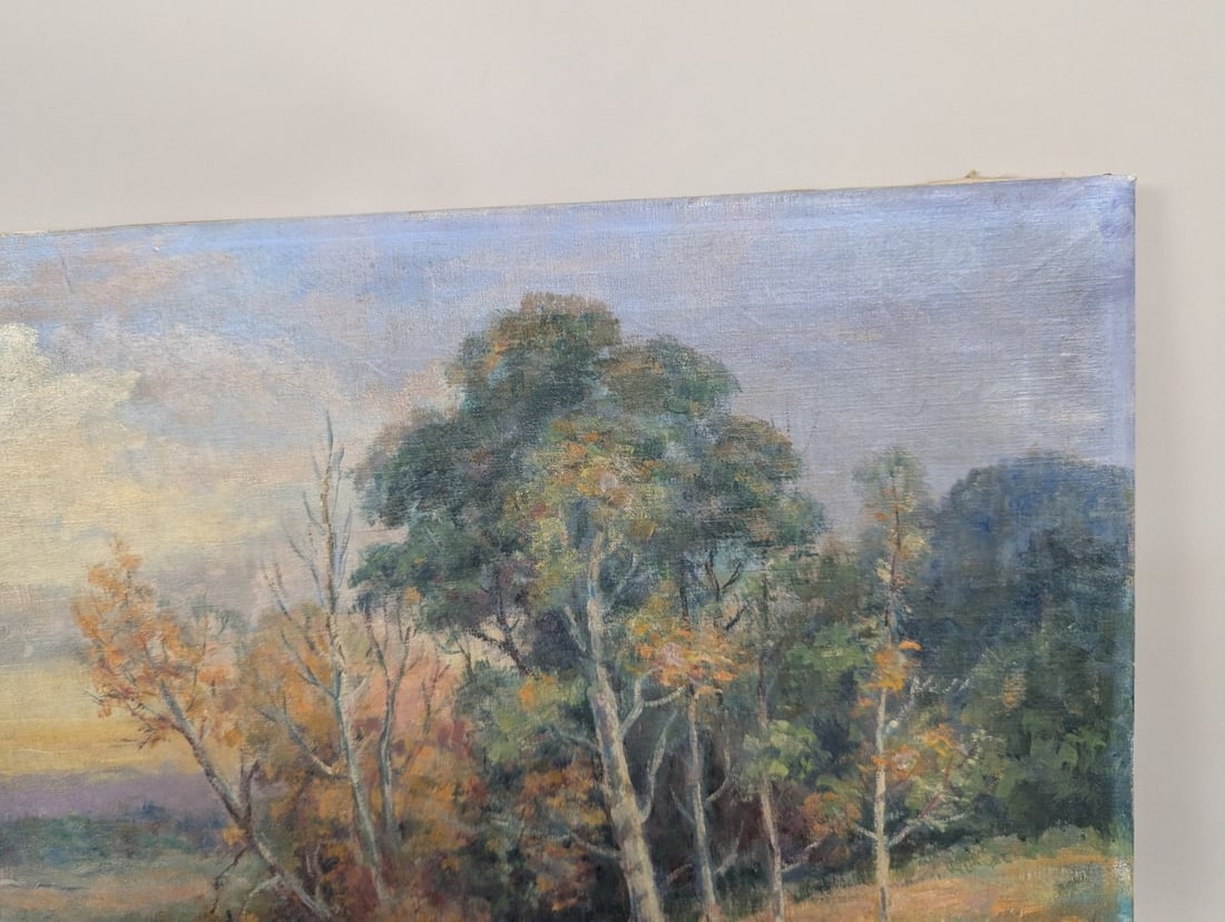 Charles Orville Engel Impressionist Landscape Oil Painting Rare Find - 6