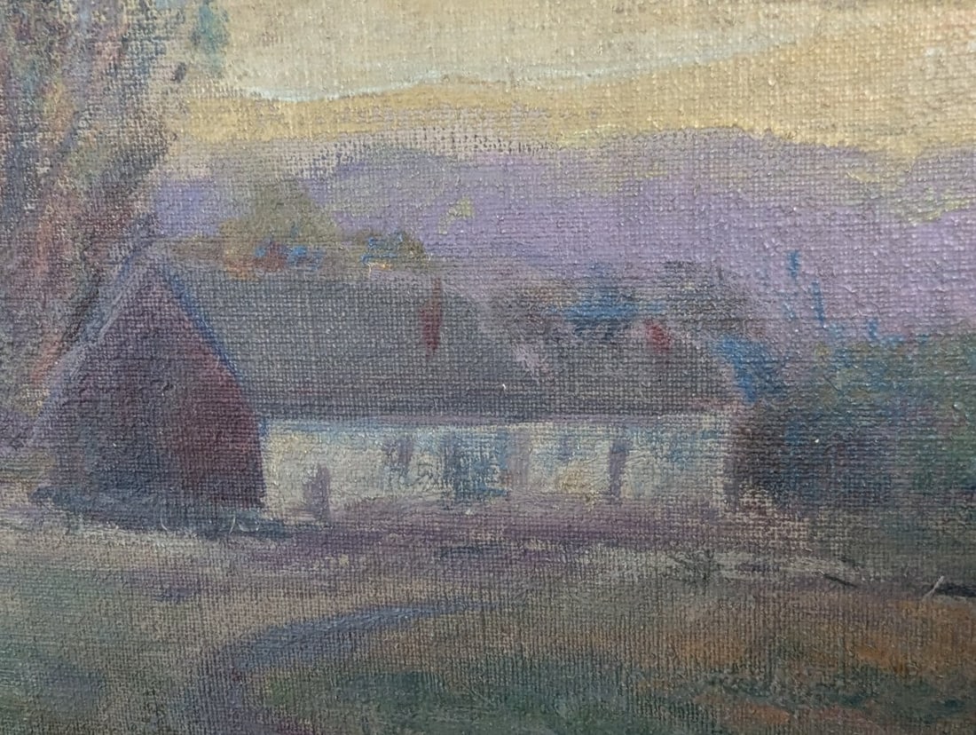 Charles Orville Engel Impressionist Landscape Oil Painting Rare Find - 9