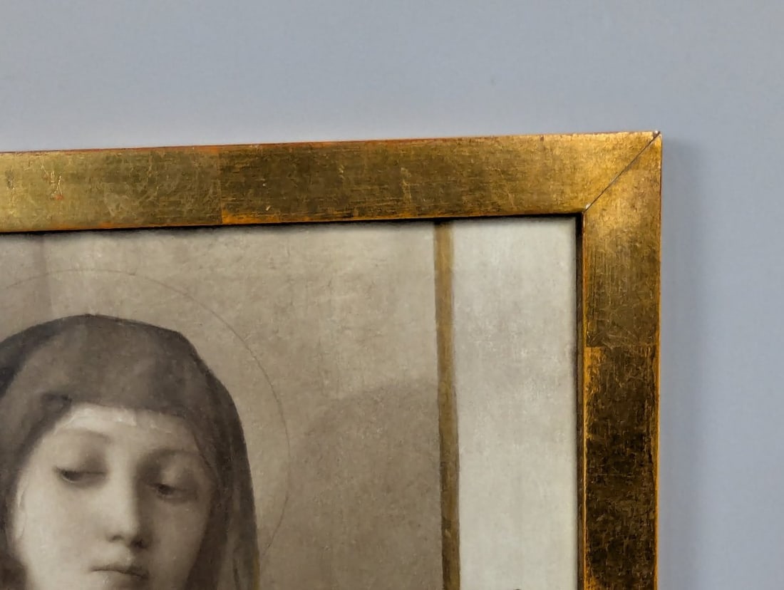 Framed Carbon Print after Giovanni Bellini Madonna degli Alberetti Antique Reproduction - 10