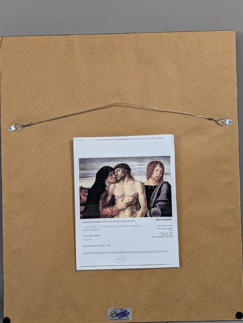 Lorraine Slampah Limited Edition Print In the Manner of Giovanni Bellini Framed Artwork - 15