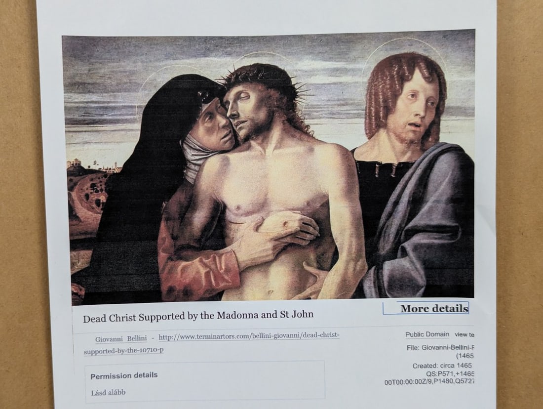 Lorraine Slampah Limited Edition Print In the Manner of Giovanni Bellini Framed Artwork - 16