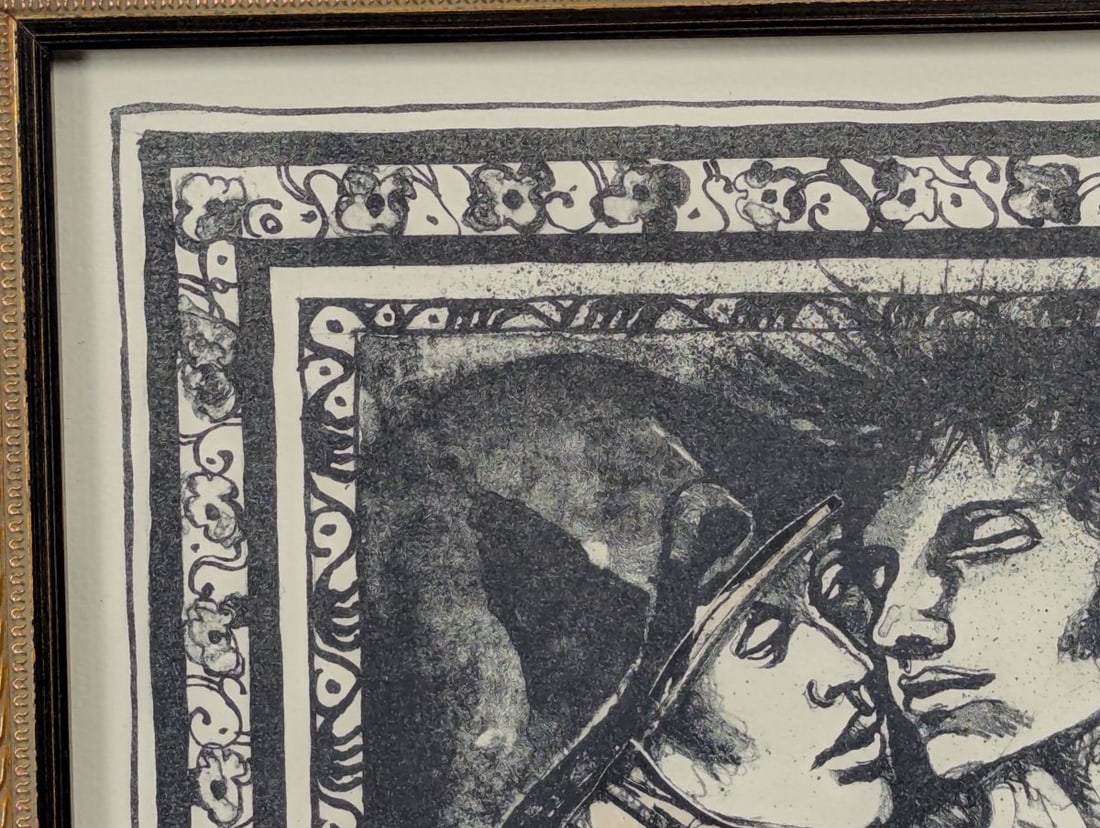 Lorraine Slampah Limited Edition Print In the Manner of Giovanni Bellini Framed Artwork - 3