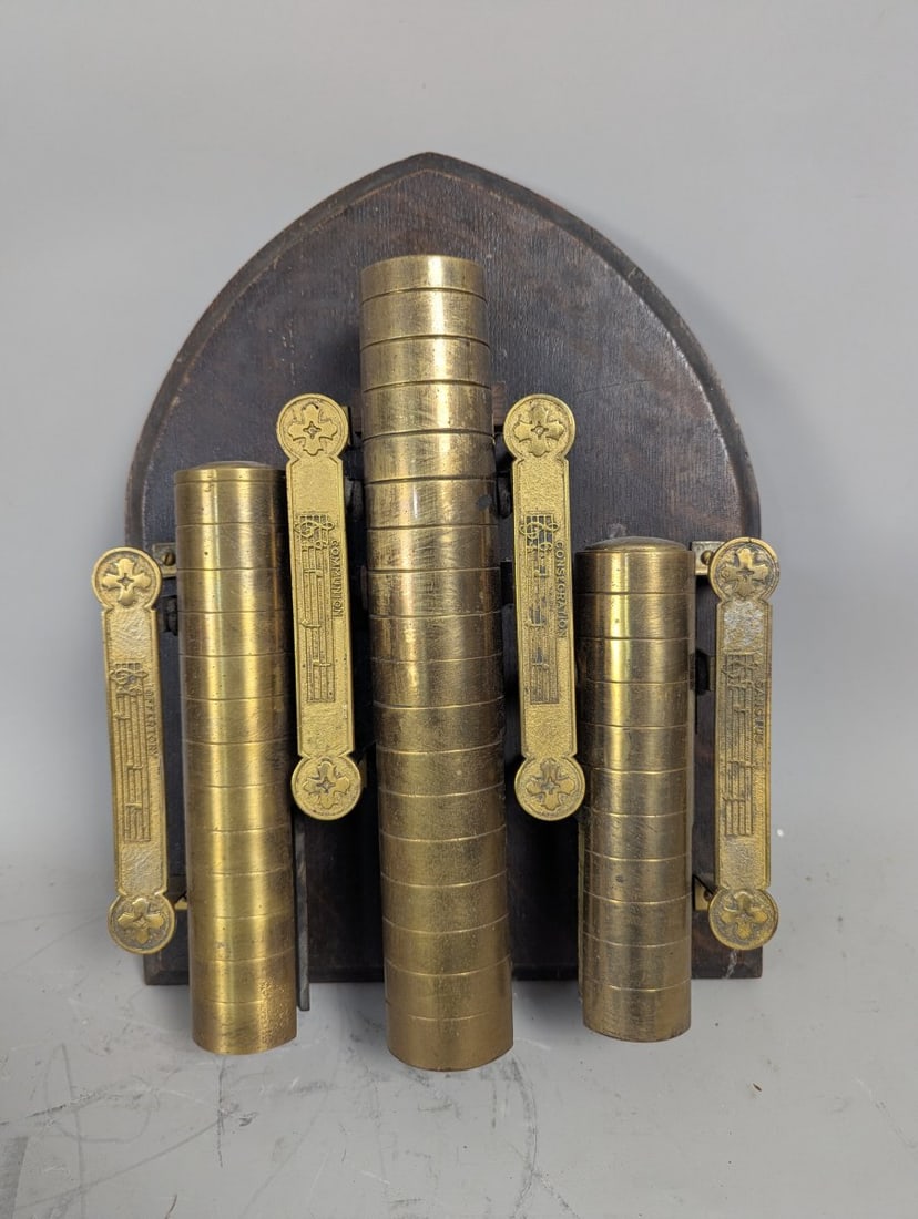 Antique J.C. Deagan Altar Gong Chime Unique Collectible Church Decor Musical Instrument - 3