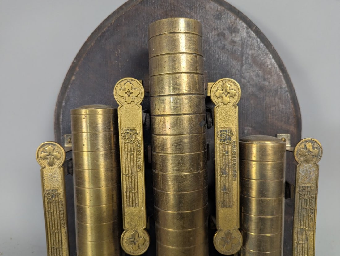 Antique J.C. Deagan Altar Gong Chime Unique Collectible Church Decor Musical Instrument - 5