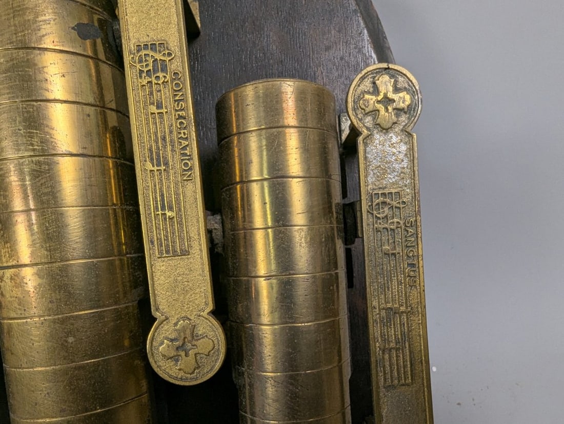 Antique J.C. Deagan Altar Gong Chime Unique Collectible Church Decor Musical Instrument - 8