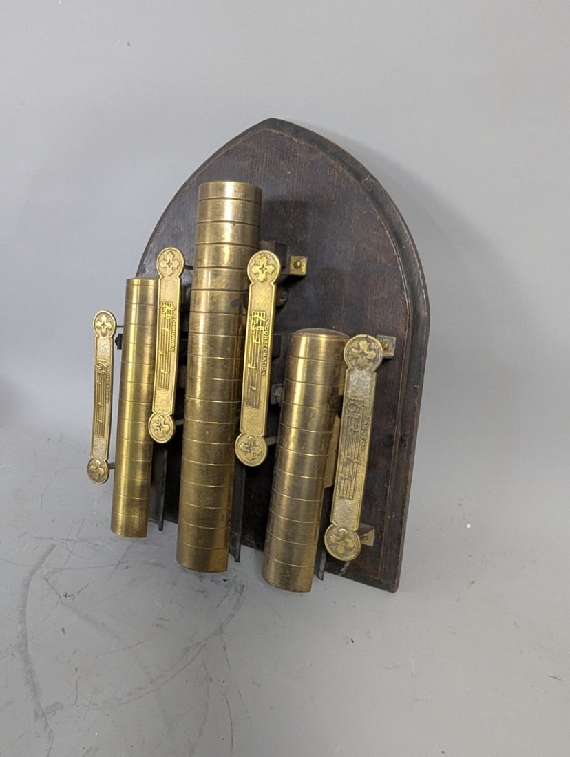 Antique J.C. Deagan Altar Gong Chime Unique Collectible Church Decor Musical Instrument - 9