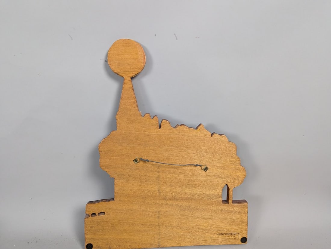 H.C. Heithoff Intarsia Wood Church Wall Art - Unique American Folk Art - 7