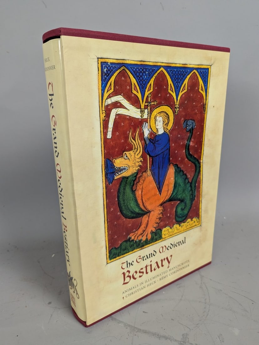 The Grand Medieval Bestiary Animals in Illuminated Manuscripts by Christian Heck Remy Cordonnier: **Important** Please read below description on how to avoid high shipping costs. Explore the captivating world of medieval art with 'The Grand Medieval Bestiary.' This stunning large-format book measu