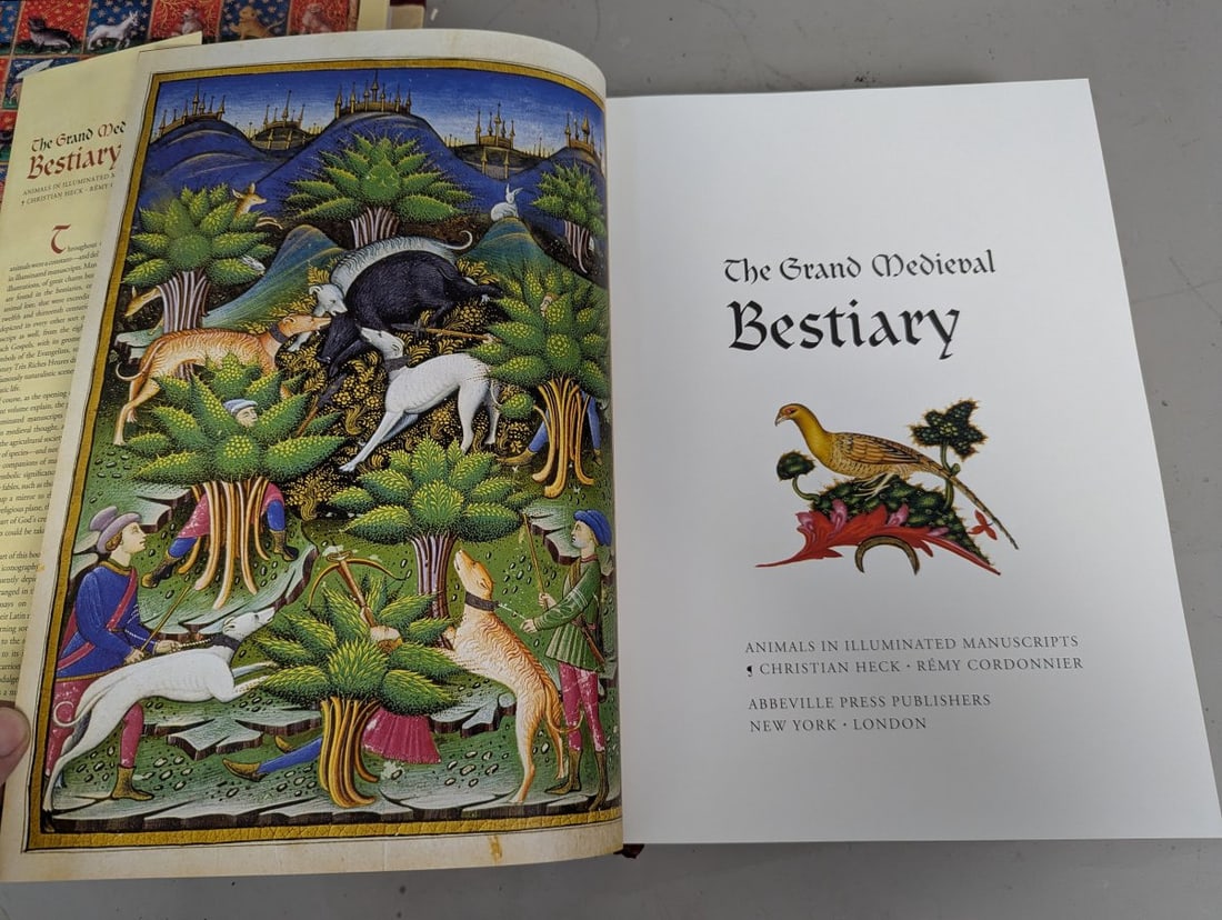 The Grand Medieval Bestiary Animals in Illuminated Manuscripts by Christian Heck Remy Cordonnier - 4