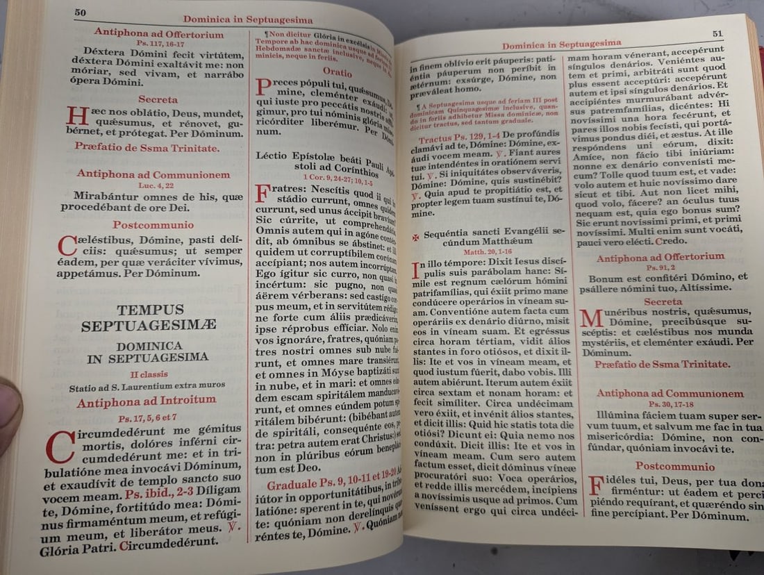 Missale Romanum 1962 Edition Benziger Brothers Altar Missal Traditional Latin Mass - 4