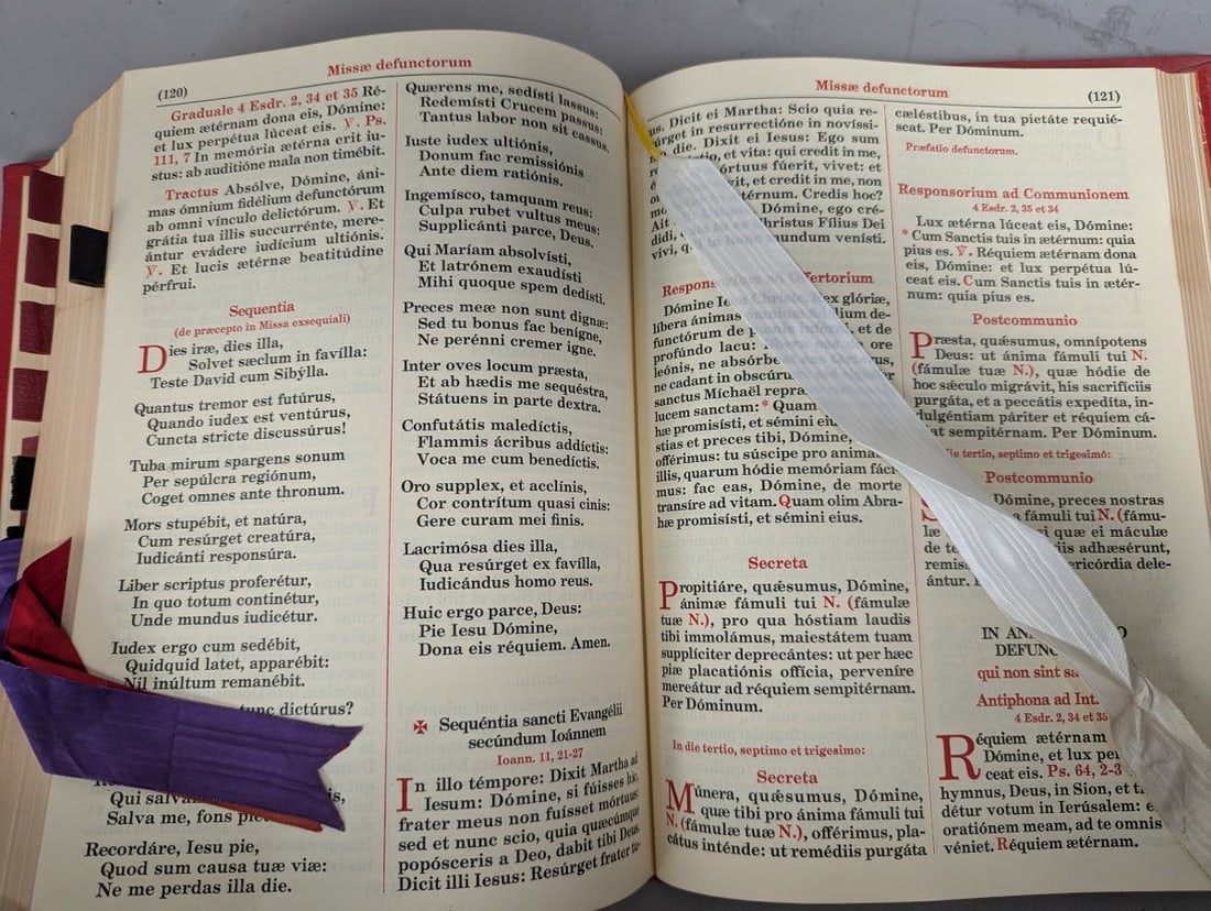Missale Romanum 1962 Edition Benziger Brothers Altar Missal Traditional Latin Mass - 6