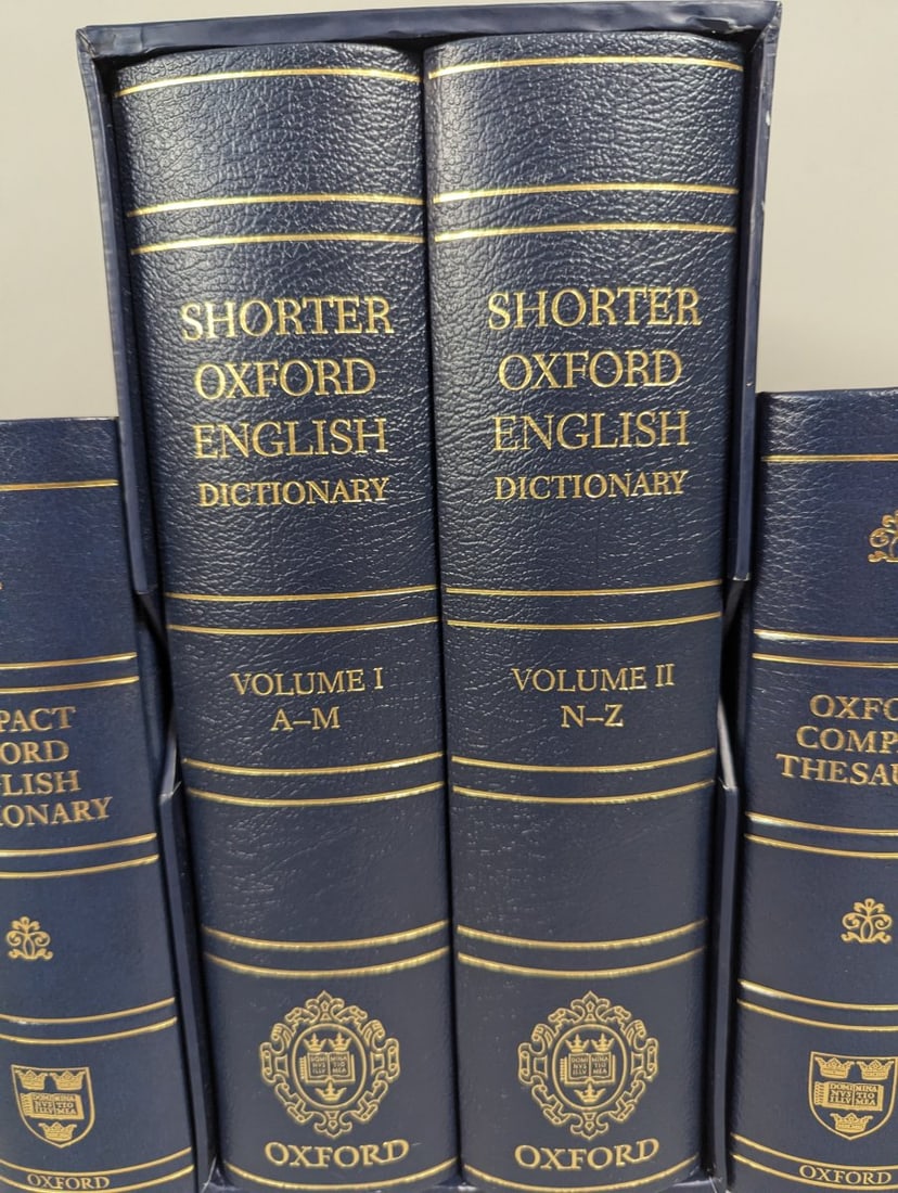 Shorter Oxford English Dictionary Sixth Edition Deluxe 4-Volume Boxed Set - 2