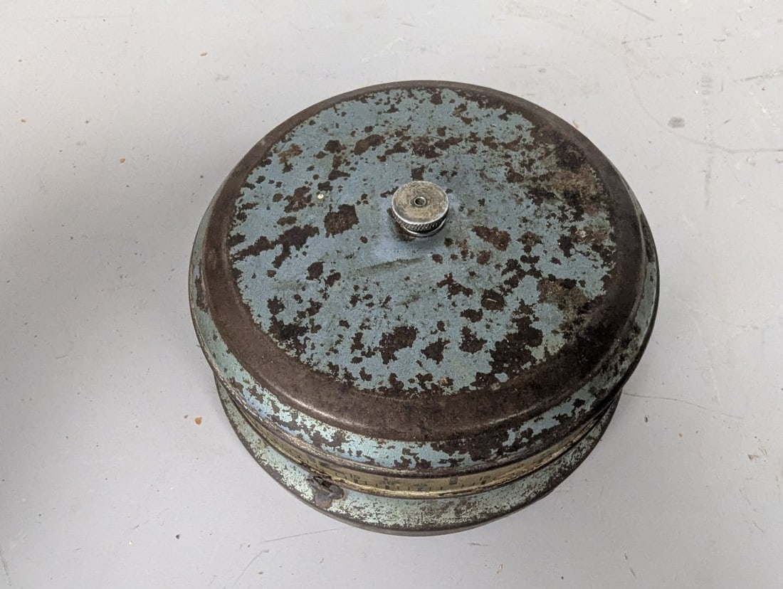 Antique New Haven Tape Measure Mystery Clock Art Deco Design for Restoration - 2