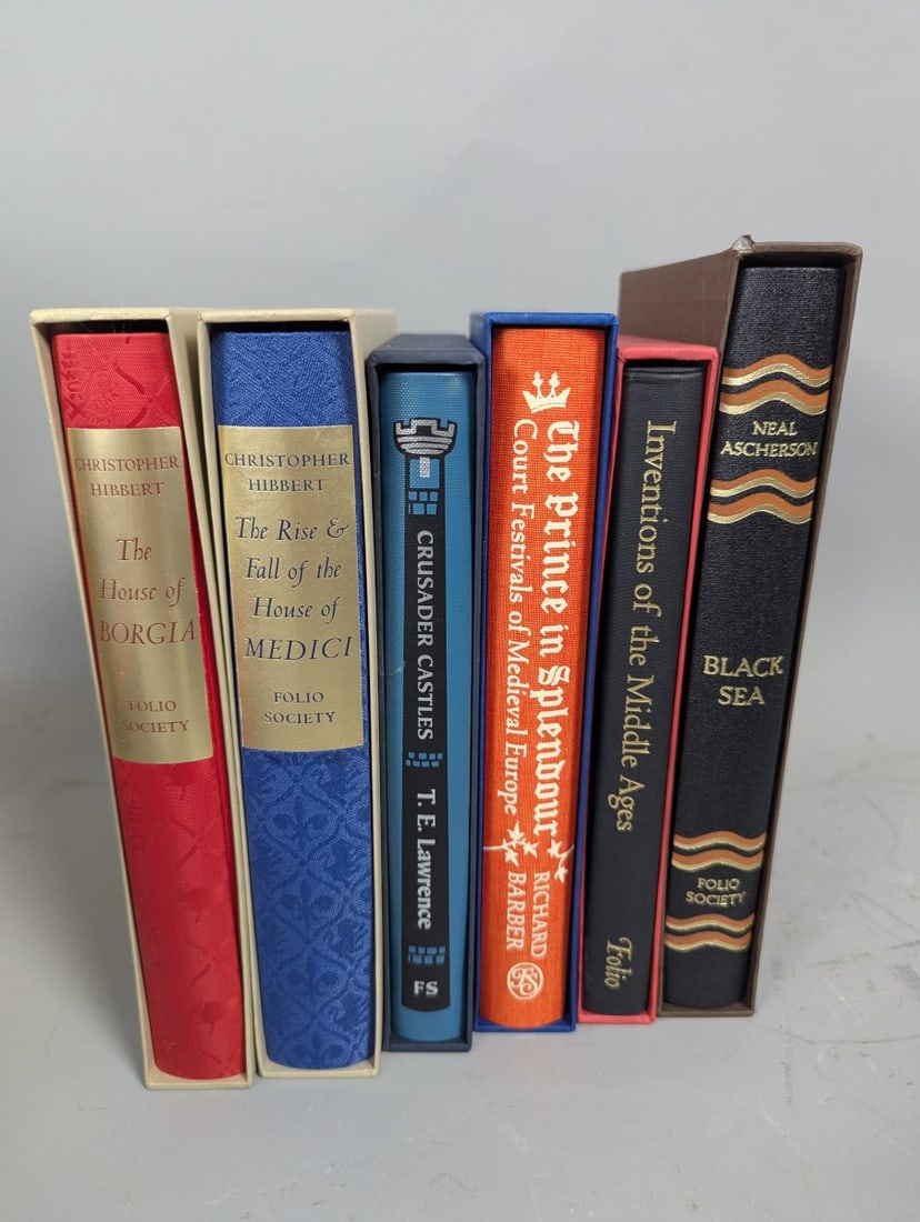 Collection of Folio Society History Books by Hibbert, Lawrence, Barber, Ascherson (1 of 5)