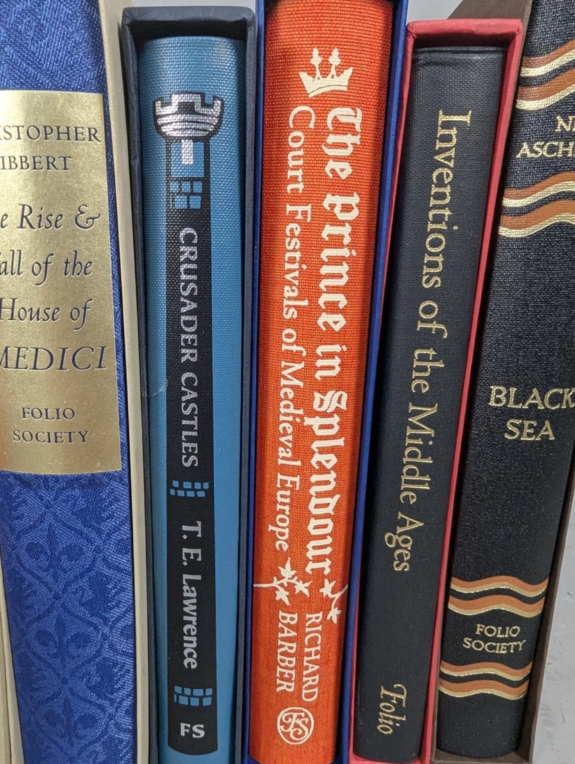 Collection of Folio Society History Books by Hibbert, Lawrence, Barber, Ascherson - 3