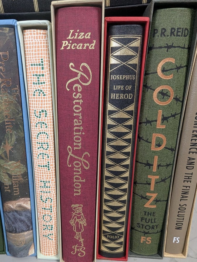 Collection of 14 Folio Society History Books with Slipcases - High Quality Editions - 9