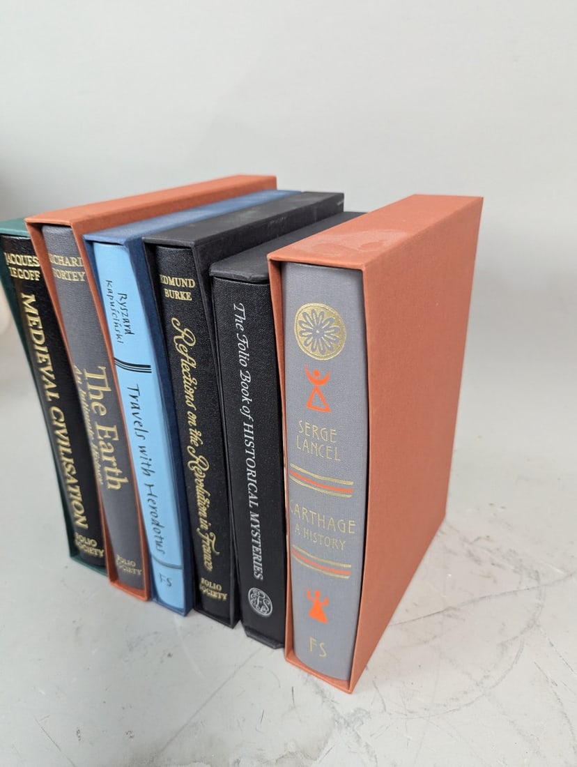 Folio Society Collection of Historical Non-Fiction Books with Slipcases - 5