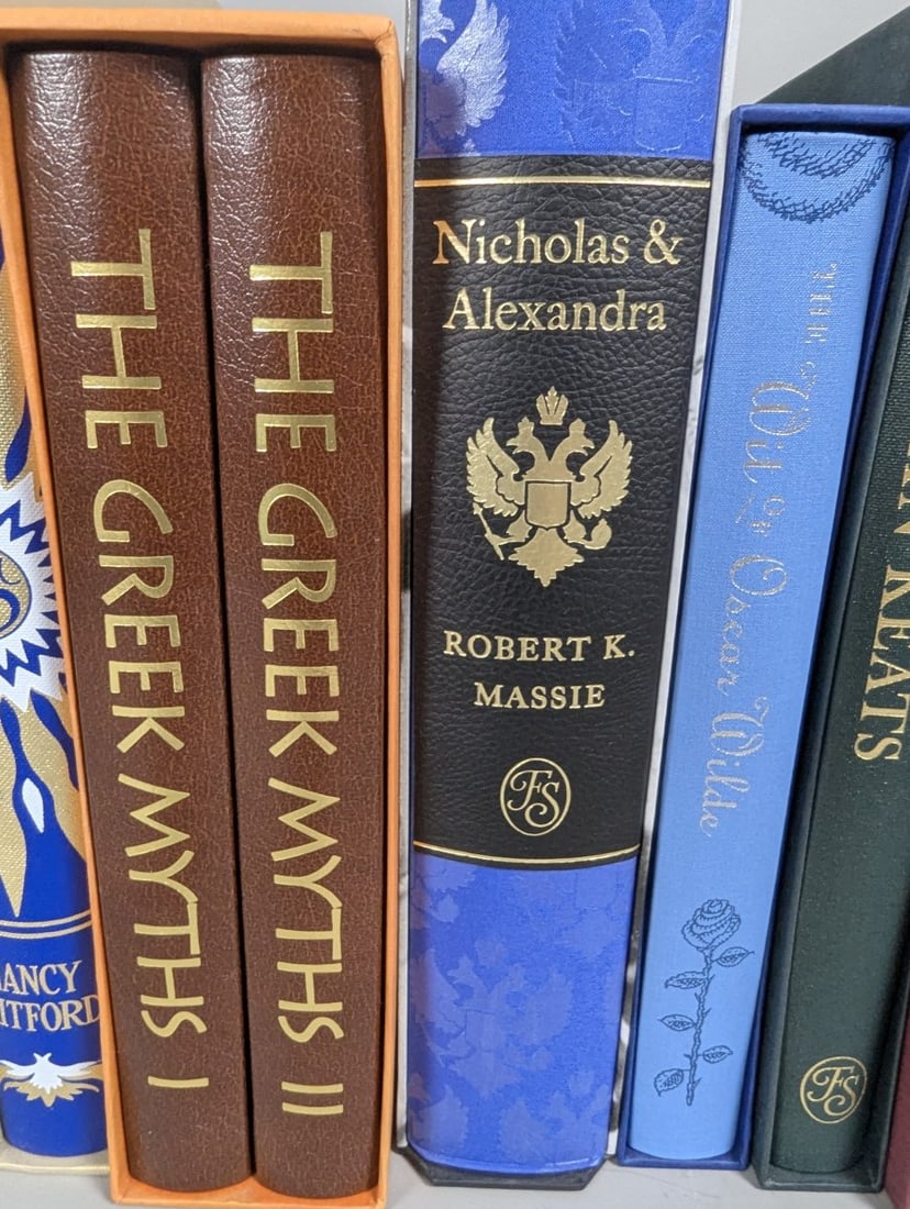 Collection of Folio Society Classics Including The Sun King and The Greek Myths - 4