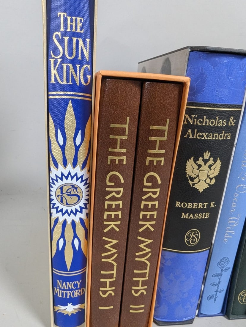 Collection of Folio Society Classics Including The Sun King and The Greek Myths - 5