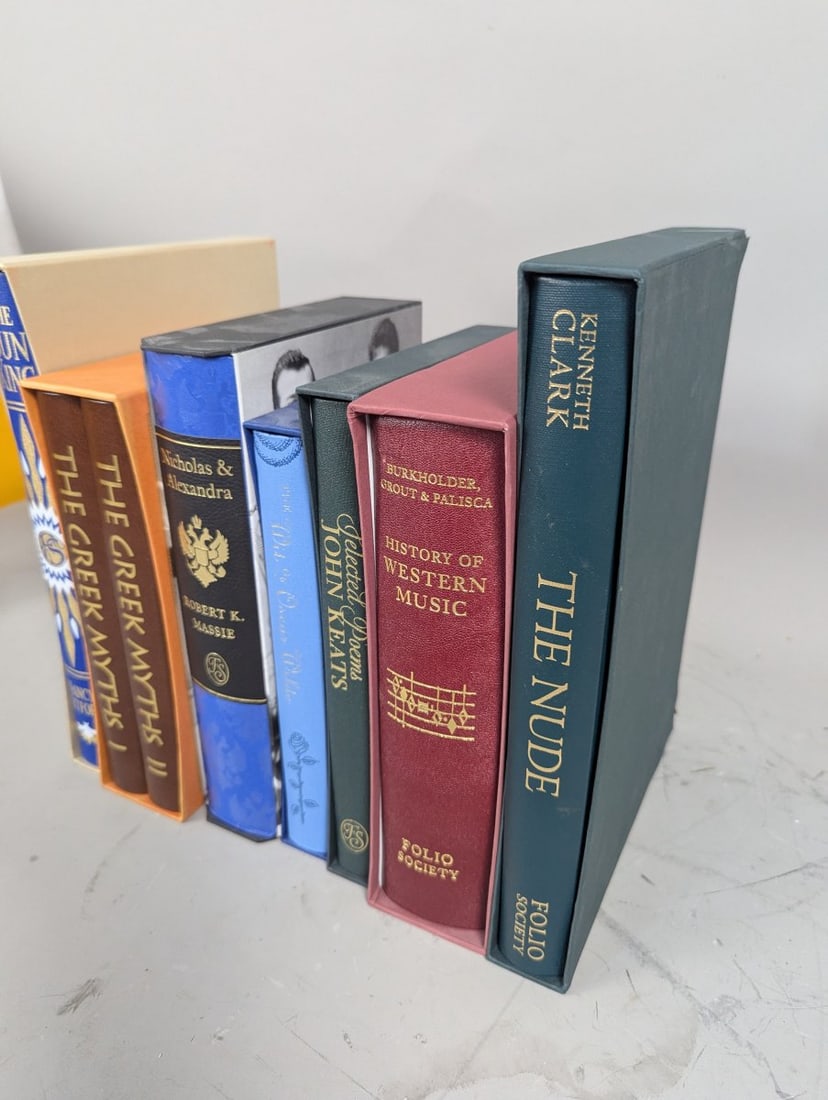 Collection of Folio Society Classics Including The Sun King and The Greek Myths - 6