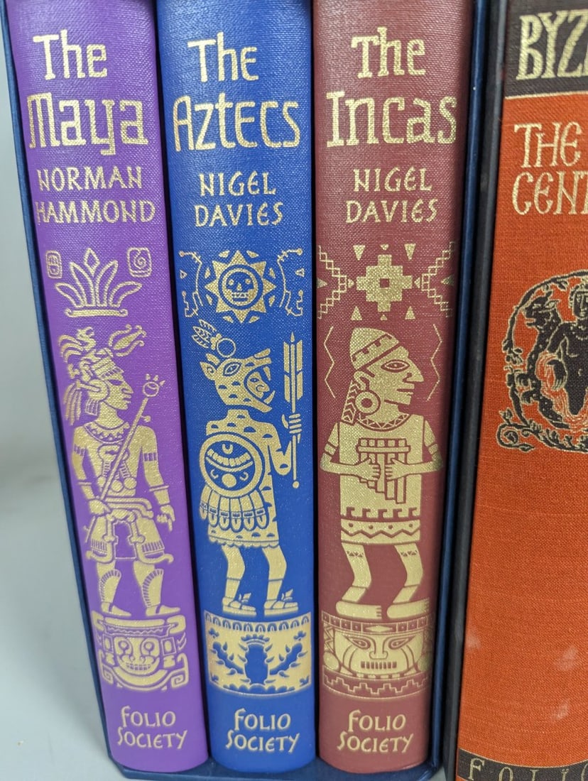 Folio Society Historical Book Sets Empires of Latin America Byzantium Near East Collection - 2