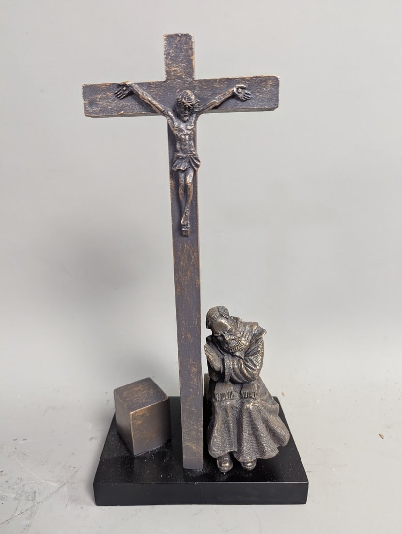 I Absolve You Sculpture by Timothy P Schmalz Modern Religious Art Collectible: **Important** Please read below description on how to avoid high shipping costs. Elevate your space with this stunning I Absolve You Sculpture by renowned Canadian artist Timothy P. Schmalz.