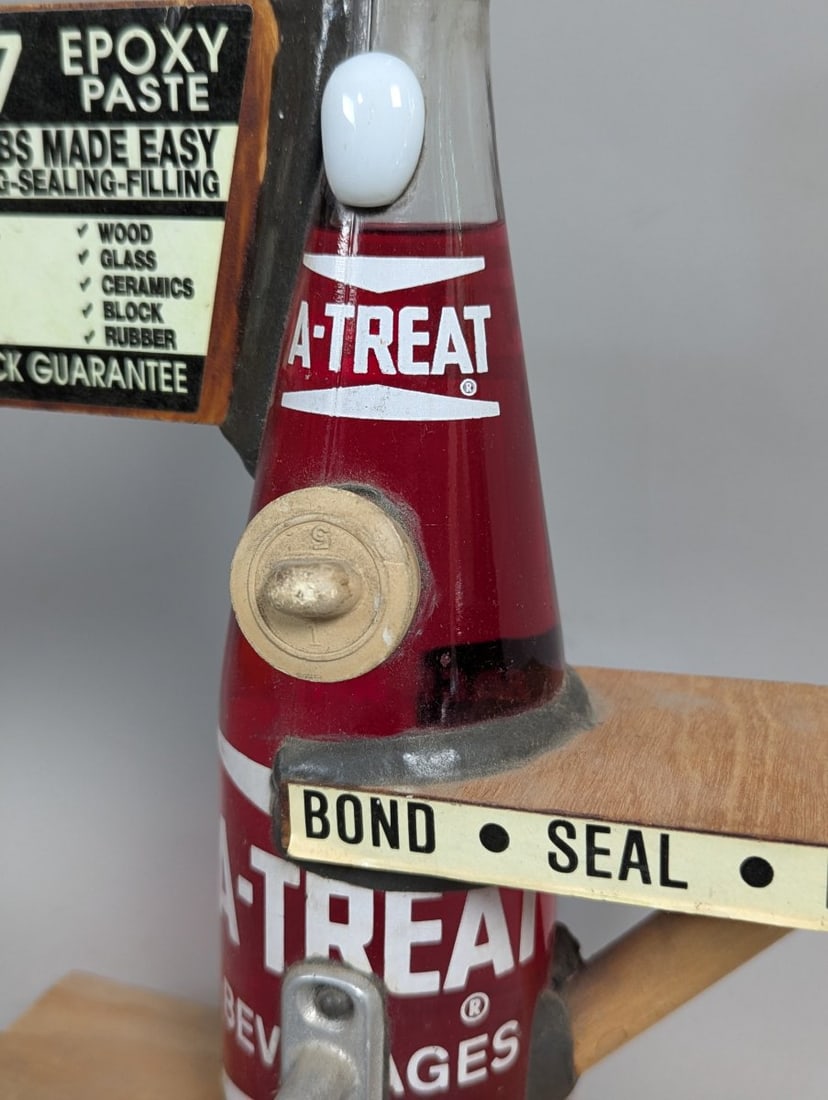 Vintage PC-7 Epoxy Paste Folk Art Store Display Unique Allentown Advertising Piece - 4